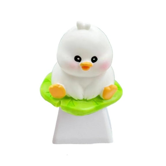 HONCLL Novelty 3D Duck Shaped Keycap Oem Height Enhances Keyboard Fun For Office And Gaming Keycap Present