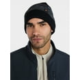 thumbnail image 2 of Ozark Trail Men's Rugby Stripe Beanie, Black Soot, 2 of 4