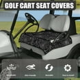 thumbnail image 3 of Yuyamidu Black Cobweb Golf Cart Seat Covers with 4 Pockets Soft Club Car Seat Cover for 2 Person Seats Halloween Golf Cart Seat Towel Blanket Easy to Clean, 3 of 7