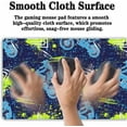thumbnail image 5 of Gaming Mousepad Large Gaming Pad, Pc Mouse Pad Big Mouse Pads, Desk Pad Mat Non-Slip Rubber Base Waterproof with Stitched Edges, 35.4 X 15.7 inch for Work/Game/Office/Home Sports Motocross, 5 of 6