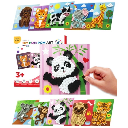DIY Pom Pom Art - 10pcs ( Set 4)