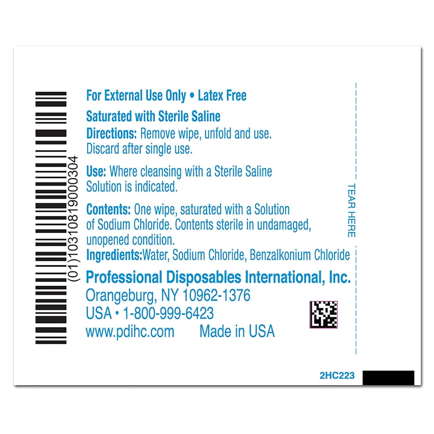 Hygea Sterile Saline Latex-Free Wipes - Gentle Cleansing for Eyes, Cuts, & Scrapes - Safe Wound Care & Eye Cleansing Solution - For Post-Operative Care & Nursing Mothers - 24 Wipes - Pack of 4