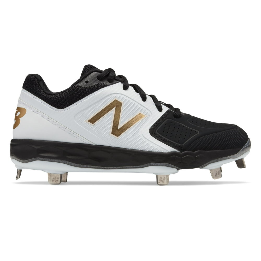 New Balance - New Balance Low-Cut Fresh Foam Velo1 Metal Softball Cleat Womens Shoes Black with 