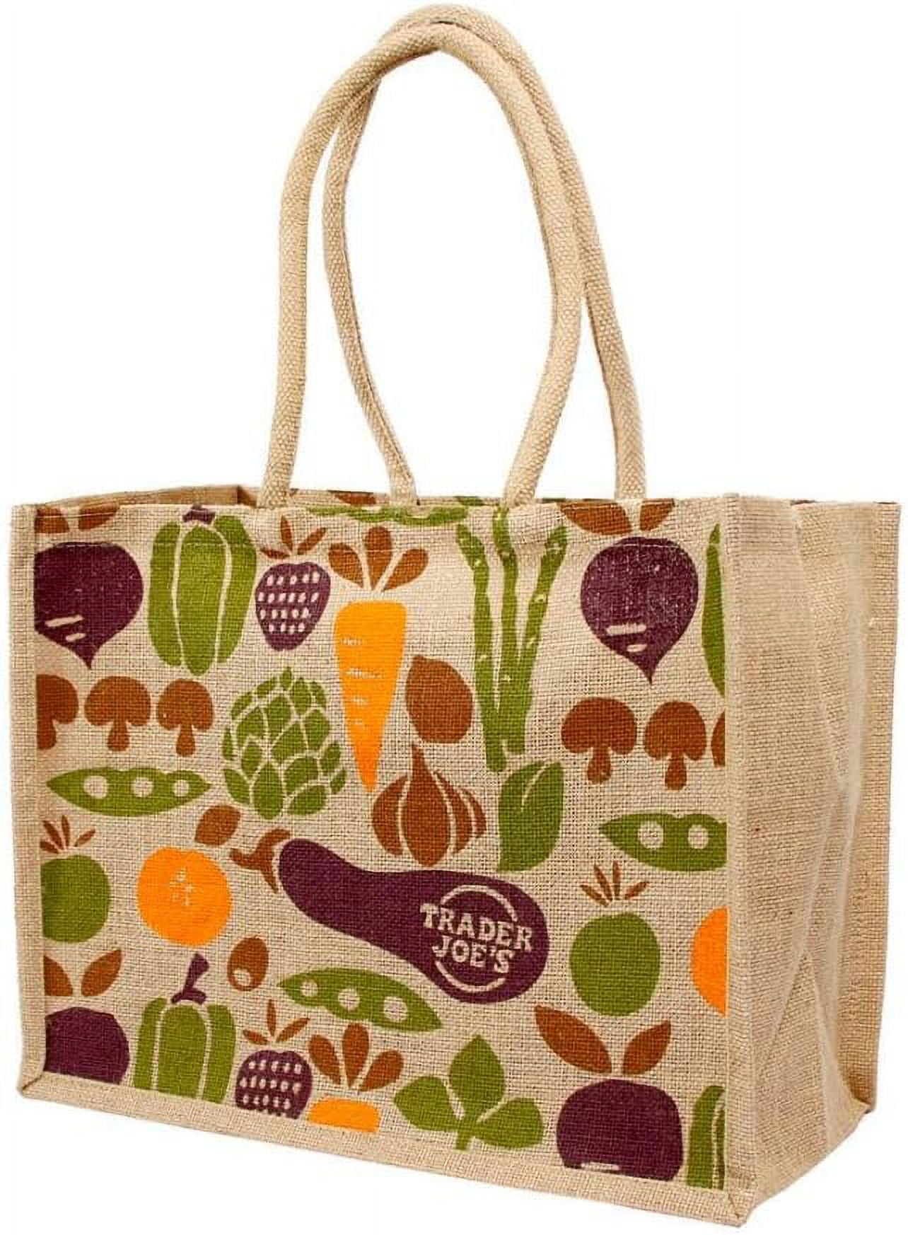 Packable Play Trader Joe s Jute Reusable Shopping Tote Bag Walmart