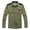 Olive Green, variant on WREESH Fashion Jacket Men'S Outdoor Quick Drying Lapel Solid Color Pocket Long Sleeved Jacket Olive Green