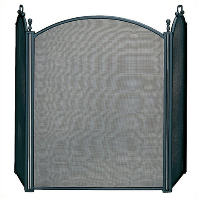 Uniflame Écran Noir 3 Plis de Grand Diamètre avec Maille Tissée