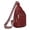 Red, variant on CAIXIA Crossbody Fanny Packs For Women Mens Solid Color Layer Large Capacity Zipper Casual Chest Messenger Crossbody Bag, Fashion Pattern Shoulder Purse