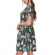 thumbnail image 2 of Balery Moose Squirrel owls tree Vestidos sueltos de manga corta para mujer, vestidos de verano 2025, vestidos casuales de corte A con vuelo., 2 of 6