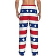 thumbnail image 3 of Fotbe American Patriotic Stars And Stripes Men's Pajama Pants,Sleepwear Pants,Pj Bottoms Drawstring And Pockets-Medium, 3 of 9