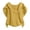 Yellow, variant on Women's Tops, Tees & Blouses Short Sleeve Shirts Cowl Neck Boho Tops Summer Fashion Clothing, XL