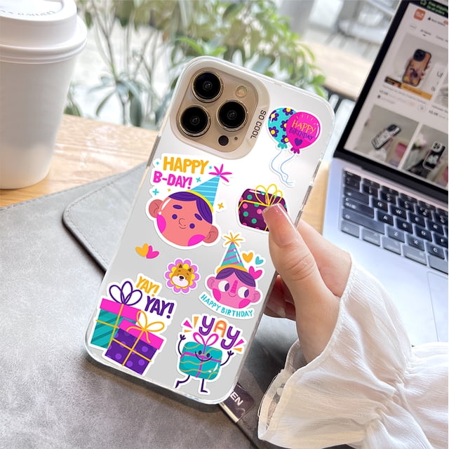 Proteja su iPhone 15 Pro Max 14 13 12 Pro 11 con esta exclusiva funda para teléfono con gráfico mate