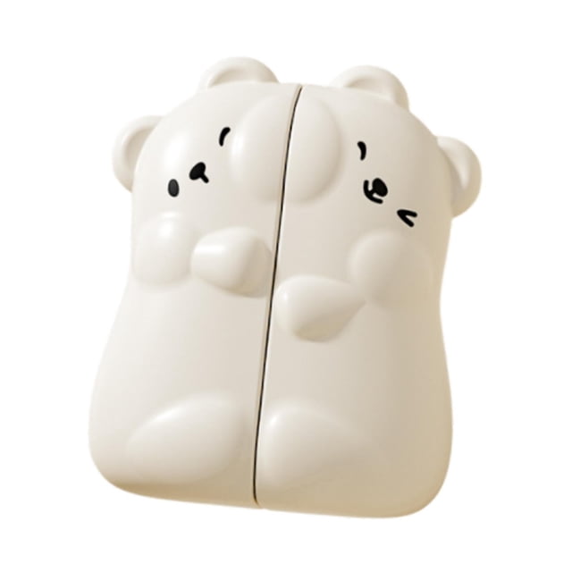 Calentador de manos eléctrico pequeño, portátil, de bolsillo, desmontable, de calentamiento rápido, para invierno. Blanco