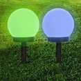 thumbnail image 1 of Muyoka Luces de camino solar Lámpara de bombilla LED para exteriores Control de luz de estaca solar Encendido/apagado automático Lámpara de paisaje Solar para césped de camino de jardín de patio trase Muyoka Hogar, 1 of 7