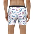 thumbnail image 5 of Mens Underwear, Dinosaur Print N Mens Underwear Boxer Briefs, Soft Breathable Underwear Long Leg For Men, 5 of 8