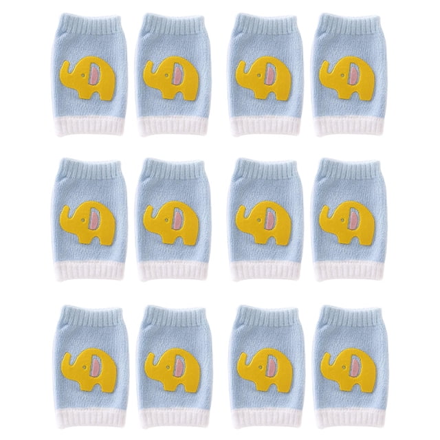 6 pares de protectores de rodilla para bebé para gatear, rodilleras para niñas, rodilleras para bebés pequeños