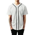 thumbnail image 3 of Hat and Beyond Men's Active Baseball Button Down Jersey Sportswear, 3 of 3