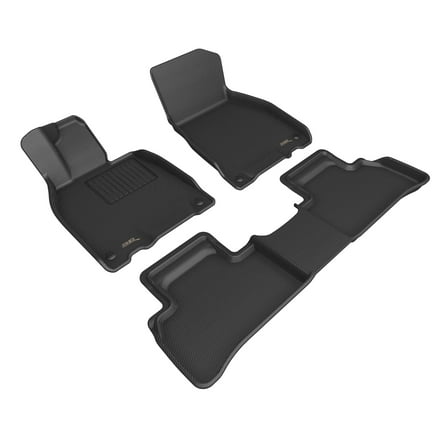3D MAXpider Custom Fit Kagu Floor Mat (Black) Compatible with Mercedes-Benz EQE Sedan (V295) 2023-2025 - Full Set