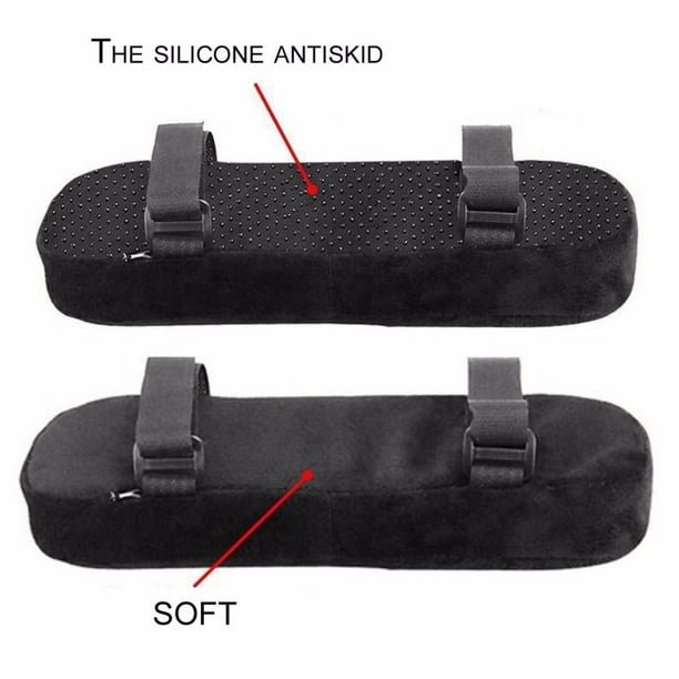 Jeobest Armrest Pads Chair Arm Cover Pads 2pcs Ultra Soft Memory Foam Chair Armrest Pads Arm