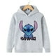 thumbnail image 5 of Ropa infantil kawaii Disney Stitch para niños de 3 a 14 años, ropa para niños y niñas, sudadera deportiva informal de calle cálida, 5 of 5