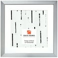 thumbnail image 5 of Craig Frames Modern Aesthetics 125, 20x26 inch Picture Frame Matted for a 16x22 Photo, Silver, Set of 4, 5 of 5