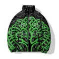 thumbnail image 3 of Tops de invierno para hombre Abrigo para hombre Chaqueta de algodón personalizada con estampado de corazón mecánico y cara verde para hombre Chaquetas Abrigos, 3 of 5