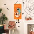 thumbnail image 2 of LIWEN Decorative Sticker Waterproof Peel And Stick Strong Stickiness Smooth Self-adhesive Scene Layout PVC Halloween Trick Or Treat Lollipops Pumpkin Door Decal for Living Room, 2 of 8