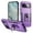 Purple/Black, variant on Case Compatible with Google Pixel 9 / 9 Pro, Cover with Magnetic Ring Holder Stand Hybrid Rugged Shockproof Drop Proof Heavy Duty Cell Accessories for Google Pixel 9 / 9 Pro Women Men, Purple/Black