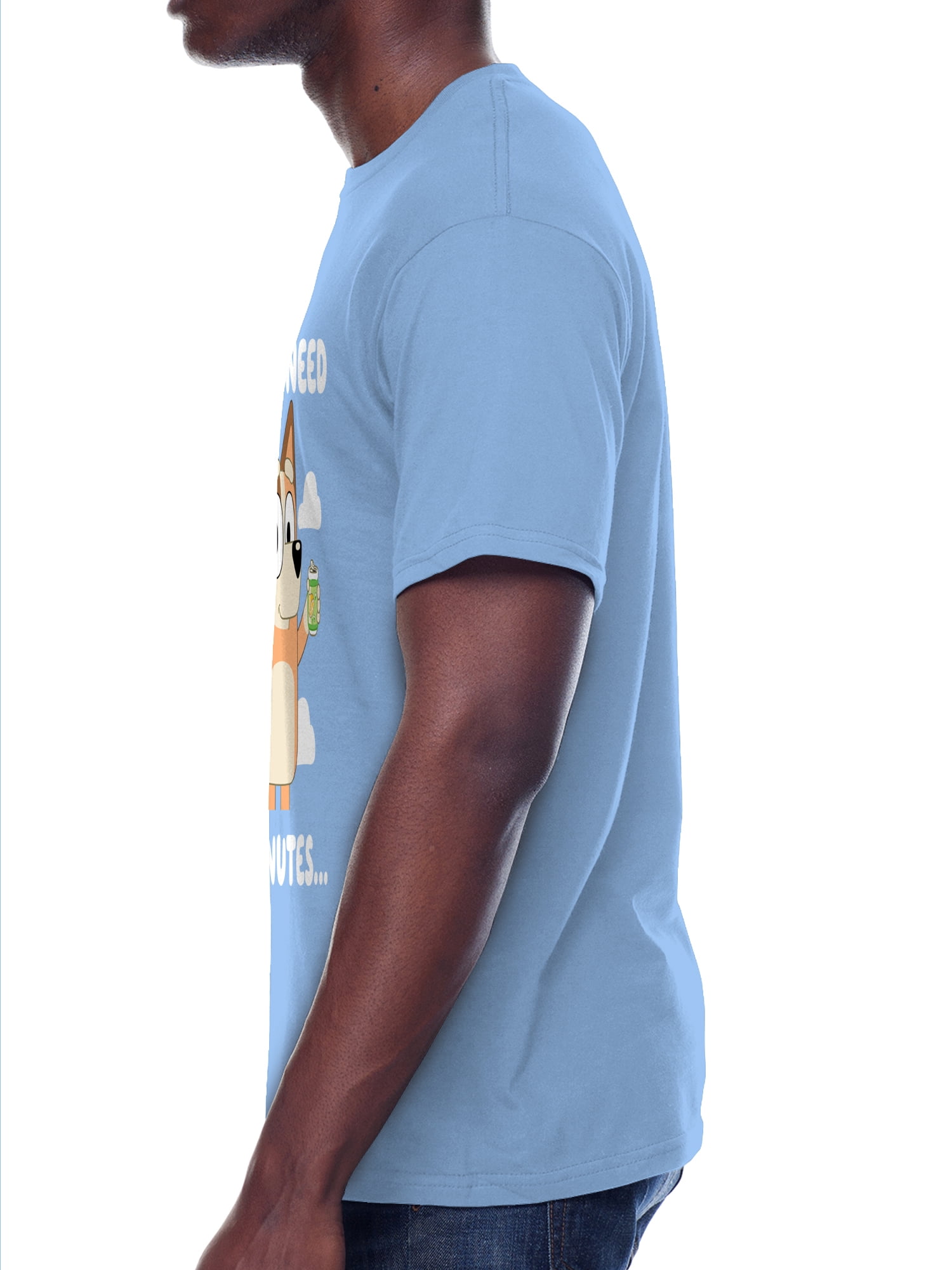 Bluey, Men's & Big Men's Graphic Tee, Cheers Mum, Sizes S-3XL