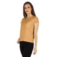 thumbnail image 4 of Inkmeso Solid Short Sleeve Basic T-Shirt For Womens Patch Pocket Casual Summer Basic Top, 4 of 7