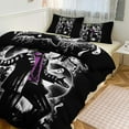 thumbnail image 6 of Beetlejuice Printing Bedding Sets Decorative 3 Pieces Bedding Set(1 Duvet Cover Set 2 Pillow Shams) 90"x90", 6 of 8