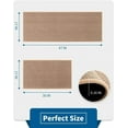 thumbnail image 6 of VUNATE Kitchen Mat Set Non Slip Kitchen Rugs and Mats 2PCS Rubber Kitchen Floor Runner Rug 17"x30"+17"x47" Washable Kitchen Rugs Set Front of Sink Hallway Laundry Room Oats Beige, 6 of 6