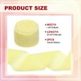 thumbnail image 2 of Uxcell Velvet Ribbon, Wide Handmade Frayed Raw Edge Thick Fringe Ribbon for Gift Wrapping Light Yellow, 2 of 6