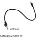 thumbnail image 2 of IDEANATEGRATE 2Ud Cable De Red Cat6 Negro Con Material De Aluminio Para Conexión Estable, 2 of 8