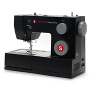 SINGER Heavy Duty 4432 High-Speed Black Sewing Machine with Accessory Kit | Strong Motor with Enhanced Piercing Power, 110 Stitch Applications, Full Metal frame, 1-step Buttonhole & LED Light