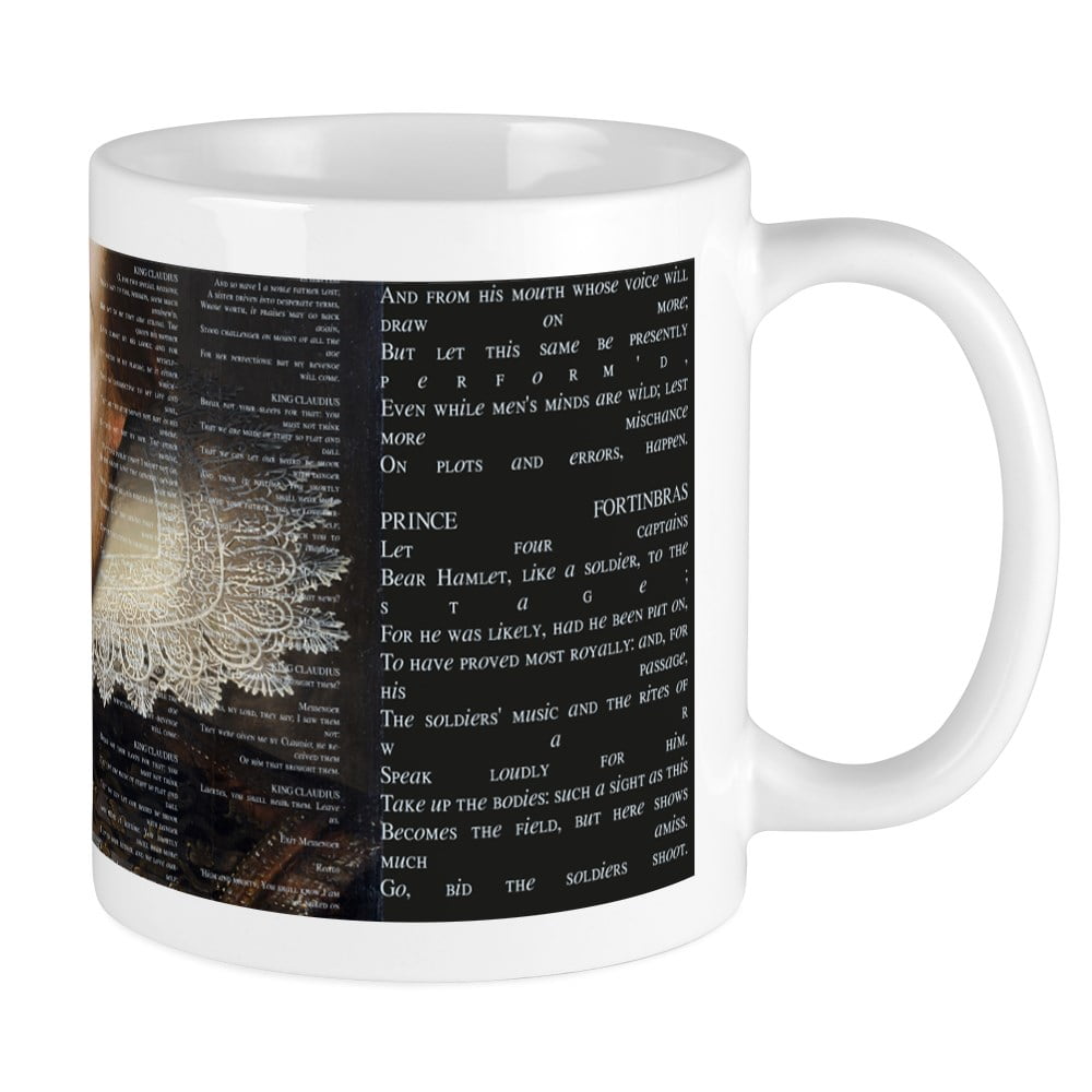 CafePress Shakespeare, Text Of Hamlet, Mug Unique Coffee Mug