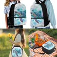 thumbnail image 2 of Jeiento Sea Turtle Backpack Set for Girls Elementary Middle School Backpack with Lunch Box Pencil Case 3Pcs Kids Bookbags for 5th Grade Boys Watercolor Book Bag Back to School Gifts Blue, 2 of 5