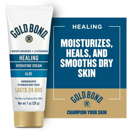 Gold Bond Healing Hydrating Lotion  1 oz.  With Aloe  24HR Hydration 47 Count 