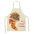 CYXLFZH Christmas Apron Christmas Kitchen Cooking Aprons Black And Red