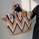 thumbnail image 5 of Bolso de paja de playa, bolso grande para mujer, bolso de verano hecho a mano, bolso de playa, 5 of 6