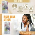 Hair Wax Stick for Smoothing and Styling Broken Hair, AntiFrizz and