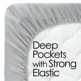 thumbnail image 3 of Somerset Home 4PC Microfiber Full-Size Sheet Set with Pillowcases (Silver), 3 of 8