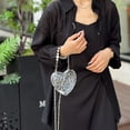 thumbnail image 7 of Jiibva Fashion Women Evening Bag, Acrylic Heart Shaped Clutches Bag Evening Shoulder Bag Handbag Party Prom Crossbody Bags Chain Shoulder Bag for Women, 7 of 7