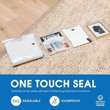 Secure Seal 13x13 Reclosable Zipper Bags – 2 Mil Clear Poly, Resealable, 1-1000 Pack Options