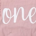 thumbnail image 3 of Newborn Baby Girl First Birthday Outfit Ruffle One Print Backless Jumpsuit Bodysuit, 3 of 4