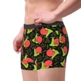 thumbnail image 4 of Daiia Cartoon Snail Men's Underwear Boxer Briefs, Cotton Stretch Moisture-Wicking Underwear-Medium, 4 of 9
