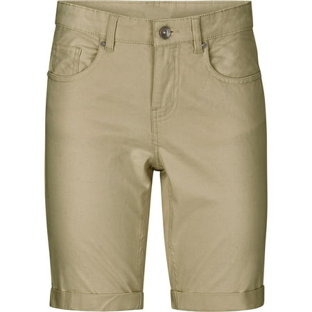 Ellos Plus Size Stretch Twill Bermuda Shorts