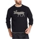 thumbnail image 1 of Suéter resistente a la intemperie para hombre con diseño de alce, azul, XX-Large, 1 of 1
