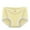 Yellow, variant on ibuvkizy Panties for Women,Womens Pants on Clearance,Womens Underwear,Ladies Soft Stretchy Briefs,Women's Mid-waist Contrast Color Butt Lifting Wormwood Breathable Underwear Briefs