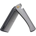 thumbnail image 1 of 1 peine plegable para barba, peine redondo de acero inoxidable, peine para barba con dientes, peine plegable para peinar la barba, adecuado para peluquerías domésticas Rojo Verde, 1 of 5