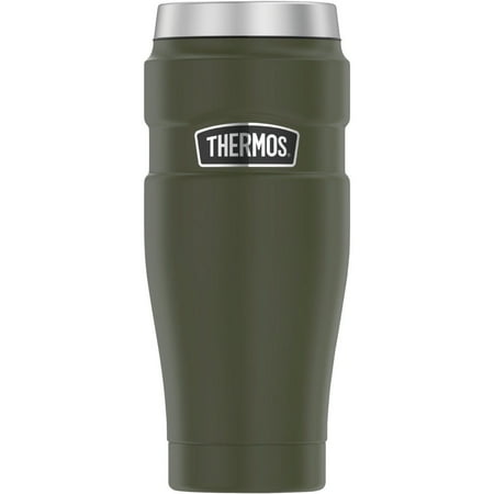 

1PK Thermos Stainless King 16 Oz. Army Green Stainless Steel Travel Tumbler